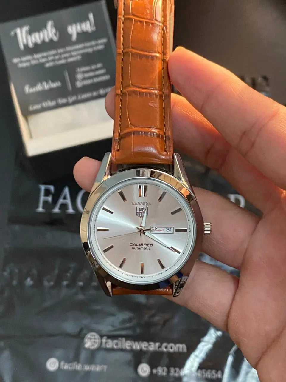 Carrera White Strap