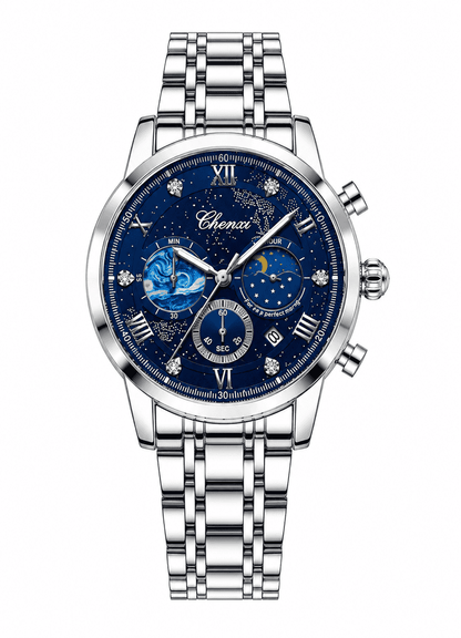 Chenxi Blue Dial Chronograph