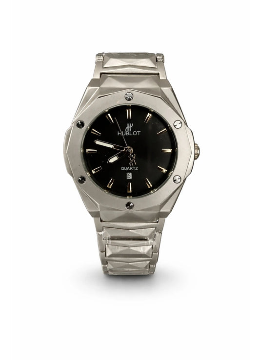 HB Diamond Cut Black Premium Watch
