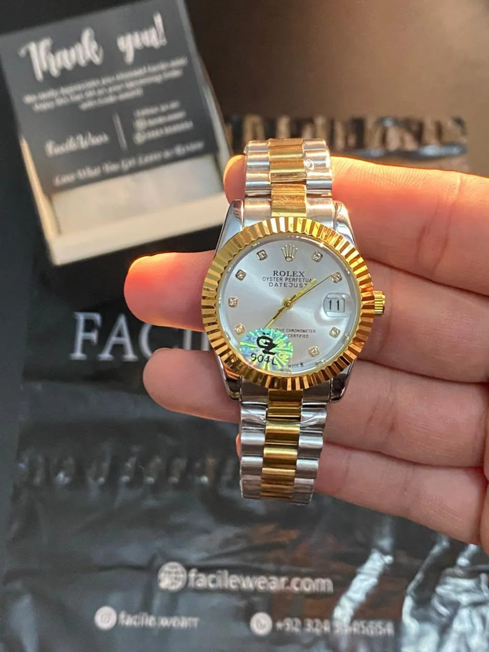 Ladies RLX White Dial