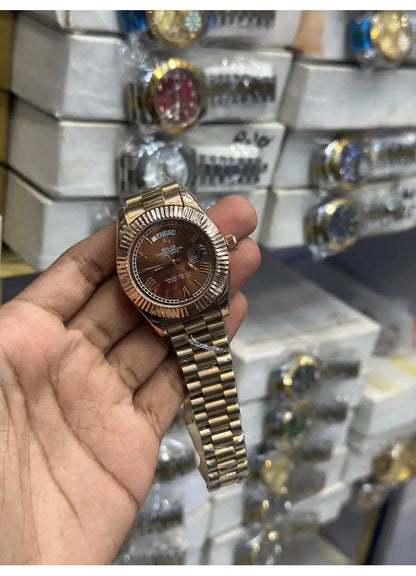 RX Rose Gold Brown Dial
