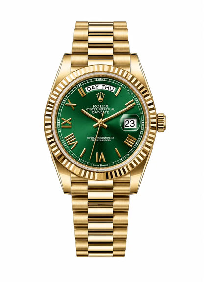 RX Rose Gold Green Dial