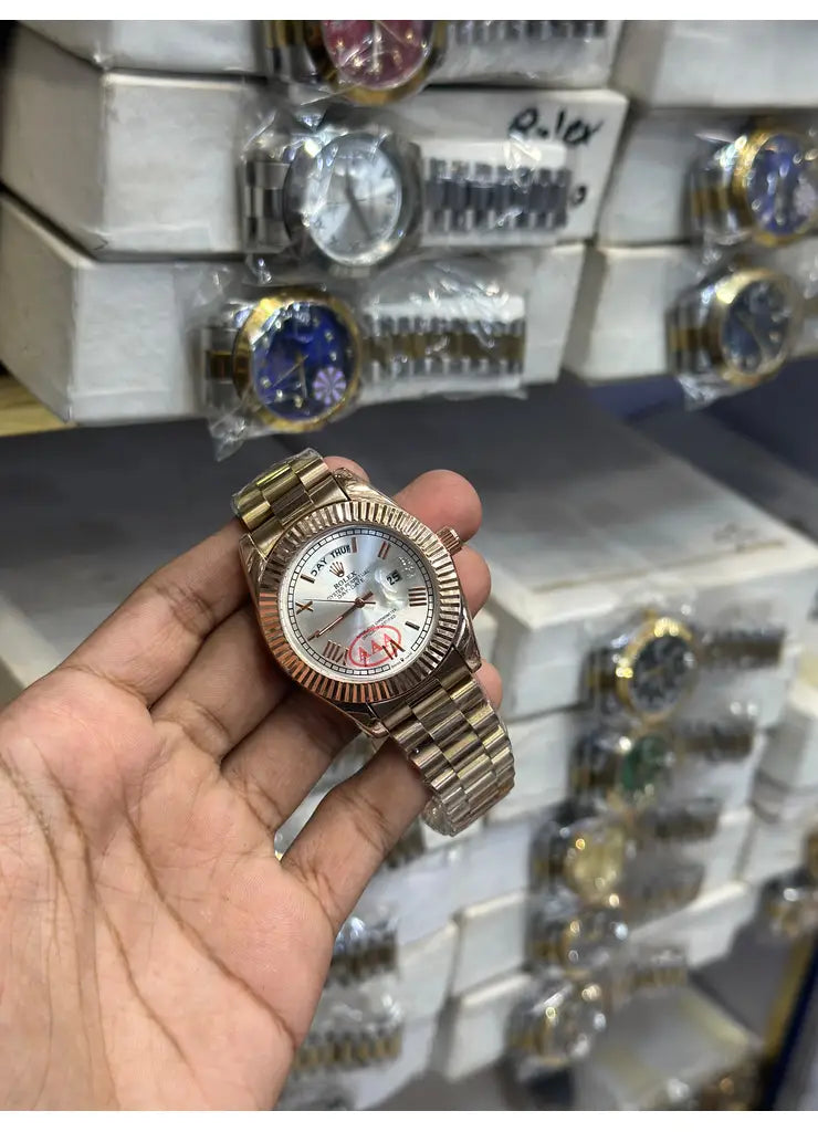 RX Rose Gold White Dial