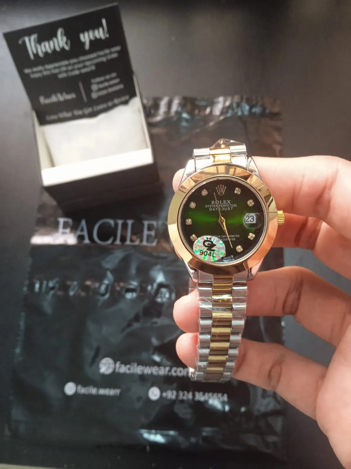 Ladies RLX Green Dial