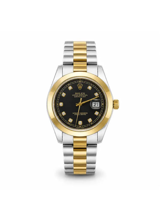 RX Premium Watch – Two-Tone Black Dial