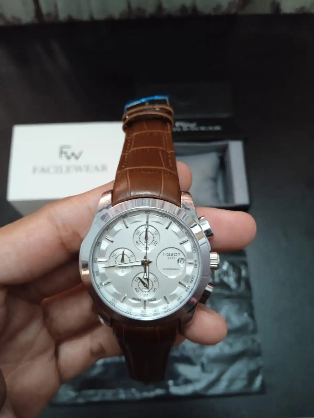 TST Premium Chrono White Watch