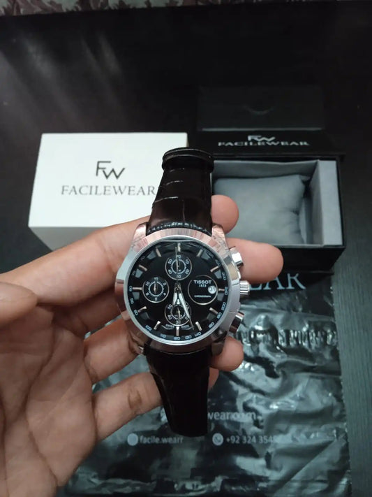 TST Premium Chrono Black Watch