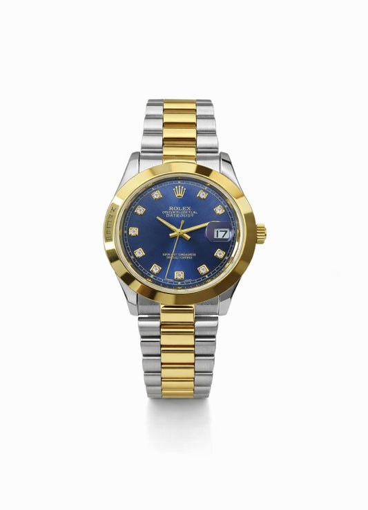 RLX Watch-Two Tone Blue Dial