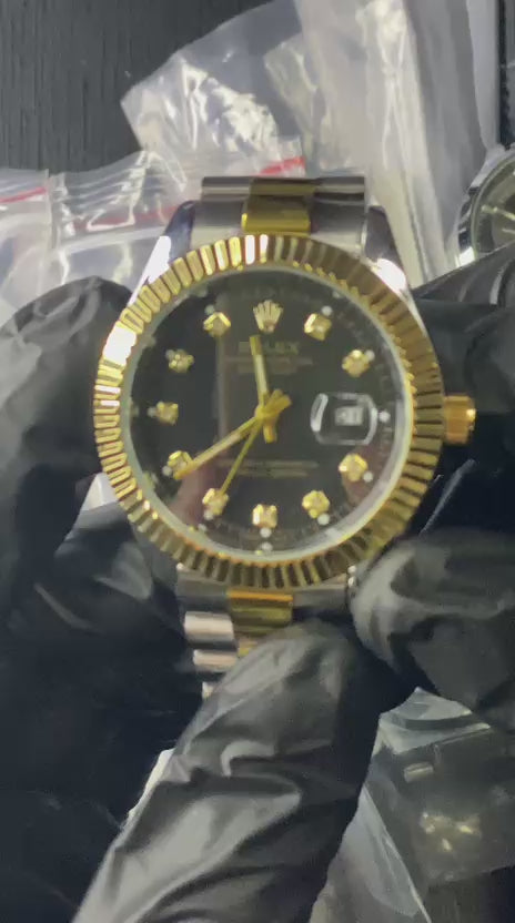 RLX Watch – Two-Tone Black Dial